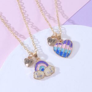 Letter BFF Good Friend Love Necklace